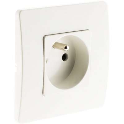 ZENITECH Venus - Prise 2P+T 16A Blanc 