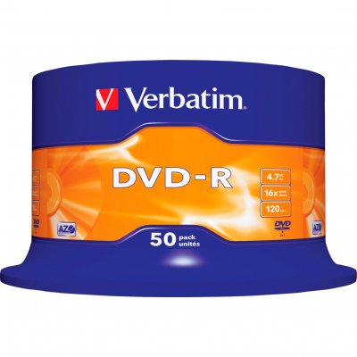 VERBATIM Verb DVD R 120m 16X Spindle(X50)
