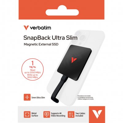 VERBATIM  1 TB Disque dur externe SSD noir 32336