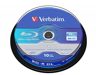 VERBATIM  43746 disque vierge Blu-Ray BD-R 50 Go 10 pi&egrave;ce(s)