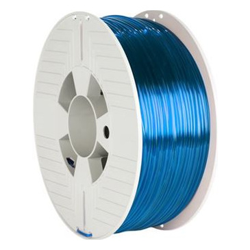 VERBATIM  55064 Pet-G Filament 2, 85 mm, Bleu Transparent