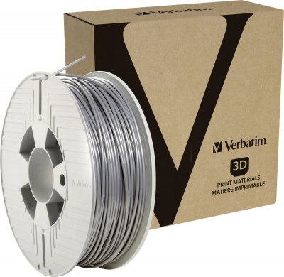 VERBATIM  - Argent, RAL 9006 - 1 kg - 149 m - filament ABS (3D)