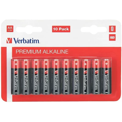 VERBATIM  - Batterie 10 x AA / LR6 - Alcaline 