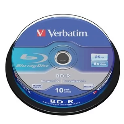 Verbatim BD-R SL 25GB 6 x 10 Pack Spindle 25 Go 10 pcs
