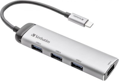 VERBATIM  - Concentrateur (hub) - 4 x USB 3.2 Gen 1 - de bureau