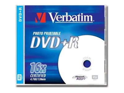VERBATIM  - DVD+R - 4.7 Go 16x - surface imprimable avec photo