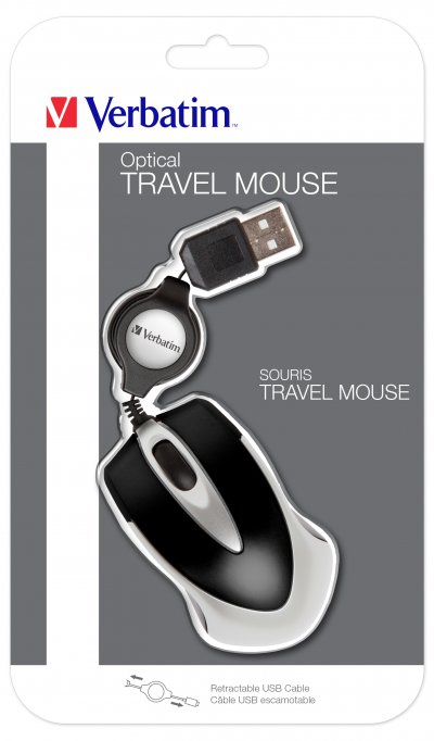 VERBATIM  go mini optical travel souris noir DFX-526570
