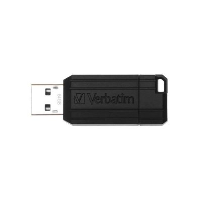 VERBATIM  Micro-cl&eacute; USBPinStripe de 64 Go - noire