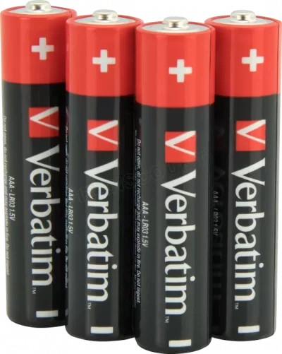 VERBATIM  Piles 1x4 Micro Aaa Lr 03 One Size Black