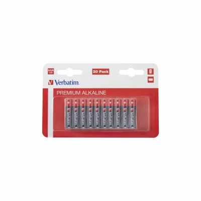 VERBATIM  Piles Alcalines Aaa 20 One Size Red / Black