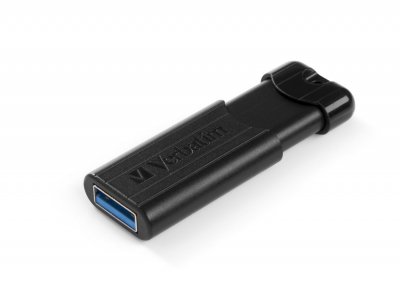 VERBATIM  PinStripe - Cl&eacute; USB - 256 Go - USB 3.2 Gen 1 - noir