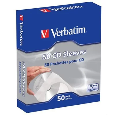 Verbatim pochettes en papier pour CD-DVD x50