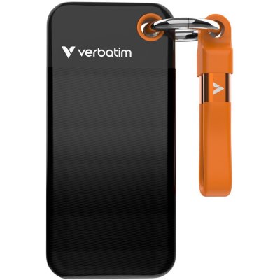 VERBATIM  Pocket Ssd 1 To Usb Type-c 3.2 Gen 2 (3.1 Gen 2) Noir, Orange 