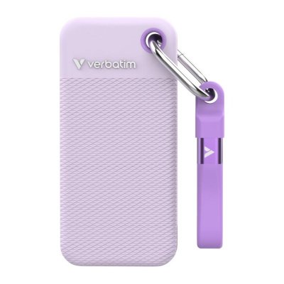 VERBATIM  Pocket SSD 1TB USB-C 3.2 Gen 2 Viola Unit&agrave; SSD Esterna