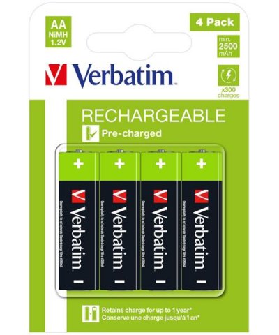 VERBATIM  Premium batterie - 4 x AA / HR6 - NiMH