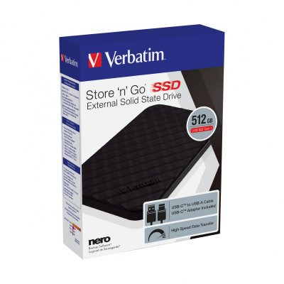 VERBATIM  Store N Go 512gb Usb 3.2 Noir