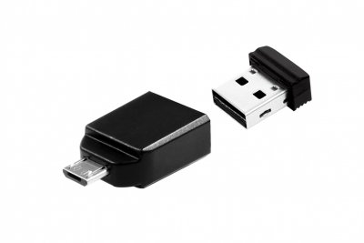 VERBATIM  usb drive 2.0/16gb store n stay+otg ad