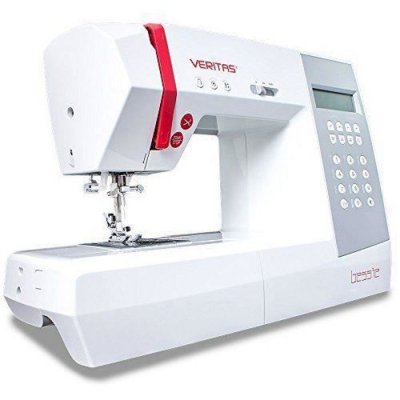 VERITAS  1310Bessie Machine &agrave; coudre, plastique/m&eacute;tal, blanc/rouge, 42x 16x 30cm 