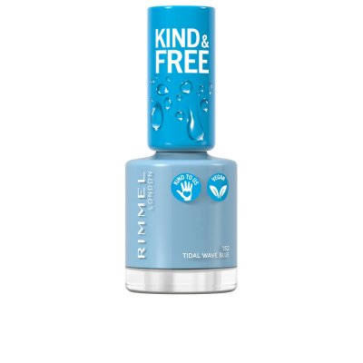 RIMMEL LONDON Vernis &agrave; ongles  kind & free 152-tidal wave blue (8 ml)