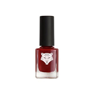 ALL TIGERS Vernis &agrave; ongles vegan - Rouge Bordeaux - 