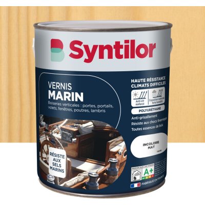 SYNTILOR Vernis Marin  2,5L Mat Incolore - Incolore
