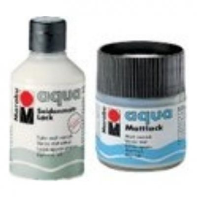 MARABU Vernis satin&eacute; mat Aqua, satin&eacute; mat, 50 ml, incol 