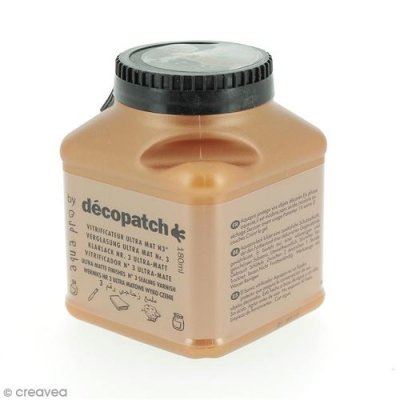 DECOPATCH Vernis vitrificateur D&eacute;copatch Ultra mat 180 ml - N&deg;3