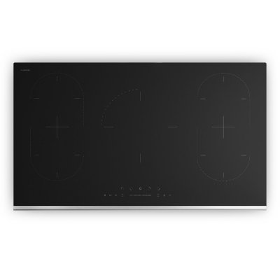 KLARSTEIN Verosteel Table De Cuisson &Agrave; Induction &Eacute;l&eacute;gante, Minimaliste, Puissante 5 Zones 12200 W 90 Cm