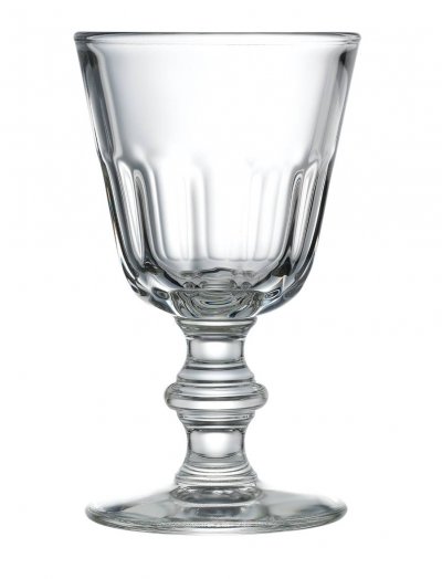 LA ROCHERE Verre &agrave; pied m&eacute;canique en verre transparent - lot de 6