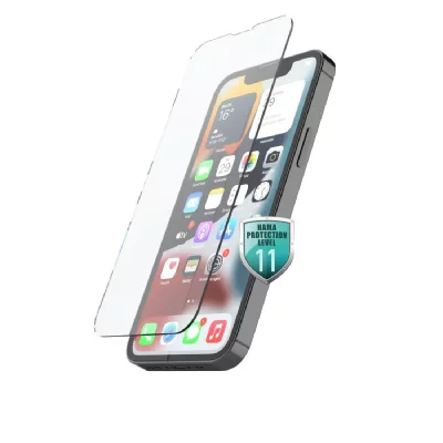HAMA Verre de protection full-screen 3d pour apple iphone 13 pro max, noir