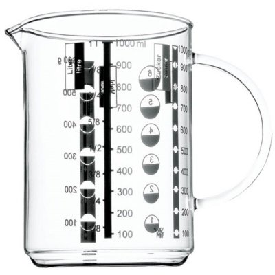 WMF Verre doseur gradu&eacute; GOURMET 1 L Blanc 