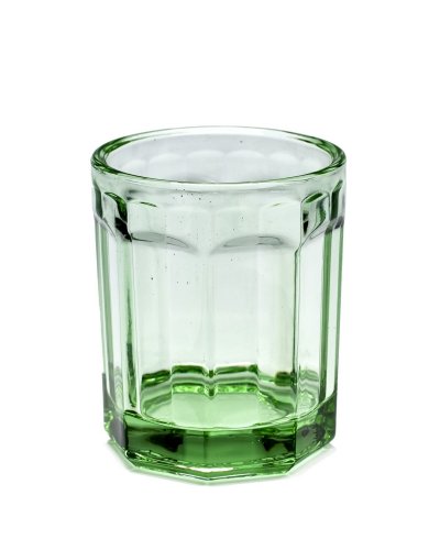 SERAX Verre medium 22 cl vert transparent D7,5 x H9 cm Multicolore 
