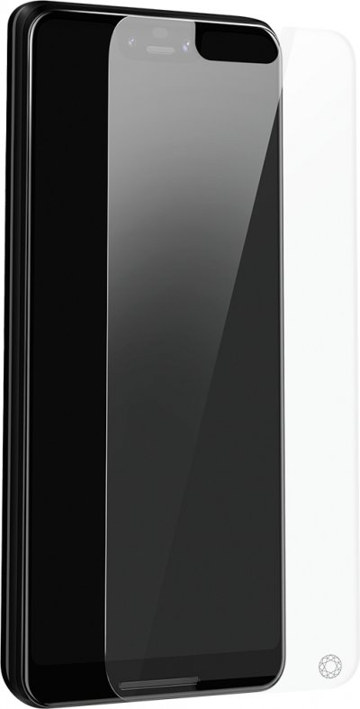 FORCE GLASS Verre tremp&eacute; 2,5D  pour Pixel 3 avec kit de pose
