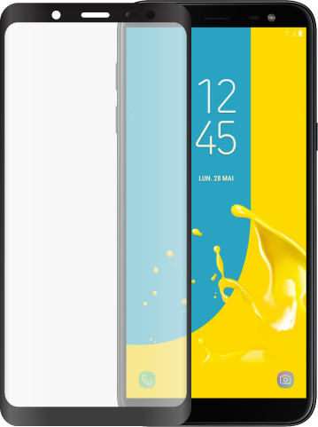 BIGBEN CONNECTED Verre tremp&eacute; 2,5d pour samsung galaxy j6+ VERRETREMPSAMJ6P
