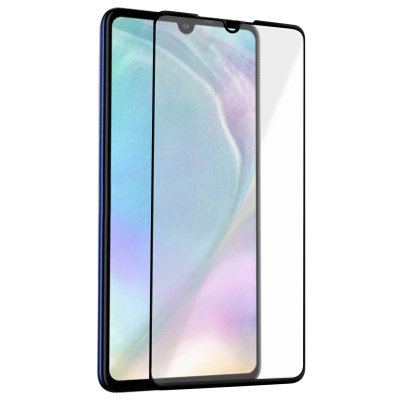 AVIZAR Verre Tremp&eacute;  avec Bords Noirs pour Huawei P30