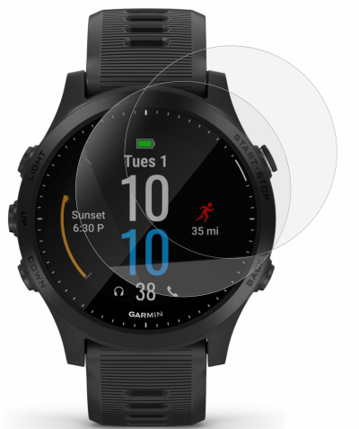 PHONILLICO Verre Tremp&eacute; pour Garmin Forerunner 945 [Lot de 2] Protection Ecran Montre Anti Rayure