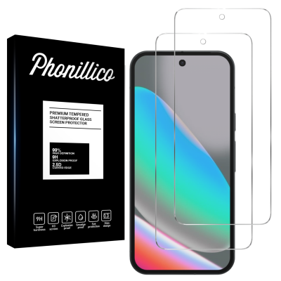 PHONILLICO Verre Tremp&eacute; pour Google Pixel 10 / Pixel 10 Pro [Pack 2] Film Vitre Protection Ecran