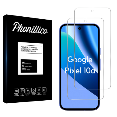 PHONILLICO Verre Tremp&eacute; pour Google Pixel 10a [Pack 2] Film Vitre Protection Ecran
