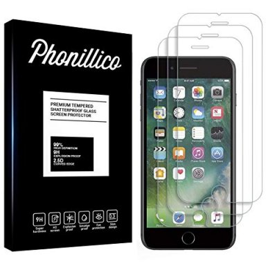 PHONILLICO Verre Trempe pour iPhone SE 2020 / iPhone SE 2022 [Pack 3] Film Transparent Vitre Protection Ecran