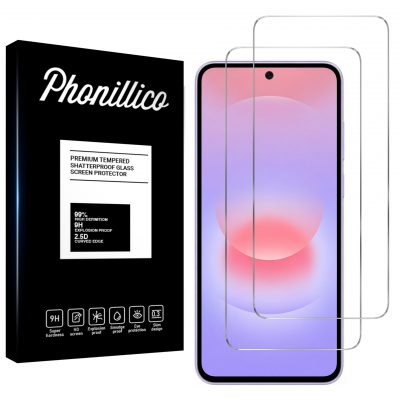 PHONILLICO Verre Tremp&eacute; pour Samsung Galaxy A27 5G [Pack 2] Film Vitre Protection Ecran