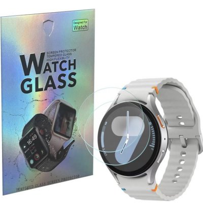 PHONILLICO Verre Tremp&eacute; pour Samsung Galaxy Watch 7 44mm [Lot de 2] Film Protection Ecran Montre Anti Rayure