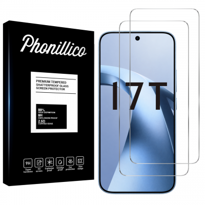 PHONILLICO Verre Tremp&eacute; pour Xiaomi 17T [Pack 2] Film Vitre Protection Ecran