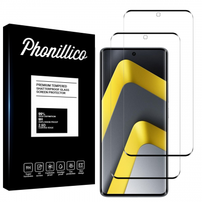PHONILLICO Verre Tremp&eacute; pour Xiaomi Poco M8 5G [Pack 2] Film Vitre Protection Ecran