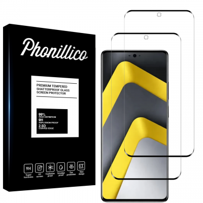 PHONILLICO Verre Tremp&eacute; pour Xiaomi Poco M8 PRO 5G [Pack 2] Film Vitre Protection Ecran