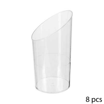 SG SECRET DE GOURMET Verrines ap&eacute;ritives biseaut&eacute;es 70 ml - Lot de 8