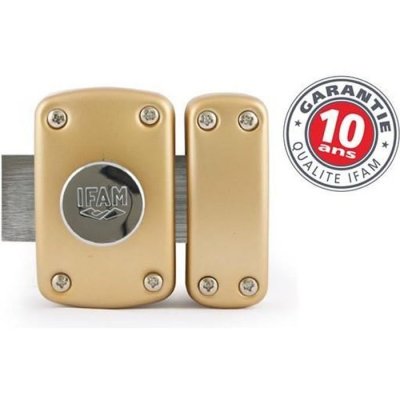 IFAM Verrou B5 bouton - cylindre 45mm s'entrouvrant KA1 3 cl&eacute;s - - 26452