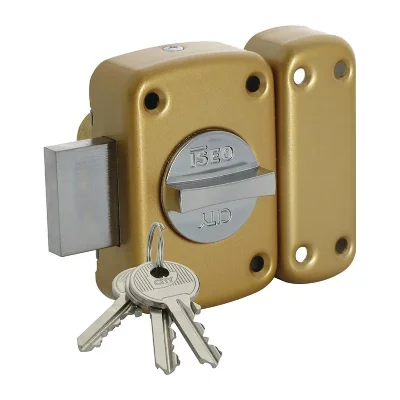ISEO Verrou CITY 150 &agrave; bouton cylindre de 45 mm -  - 11250451