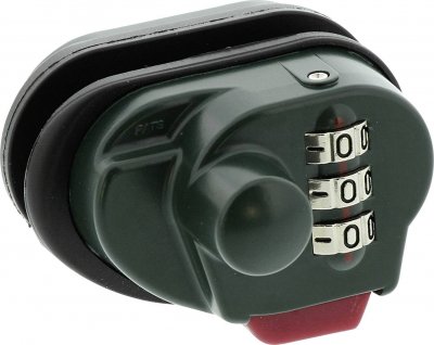 BURG WACHTER Verrou de pontet avec serrure &agrave; combinaison Gun Lock GL 345 SB vert fonc&eacute;