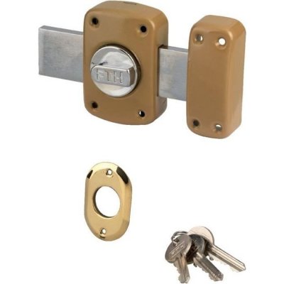 THIRARD Verrou mirage &agrave; bouton  Epoxy Bronze, 30 Mm, 160 Mm