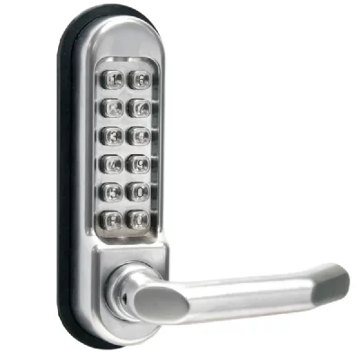 THIRARD Verrou pour porte d'int&eacute;rieur avec b&eacute;quille double pour serrure &agrave; encastrer (non fournie) - 